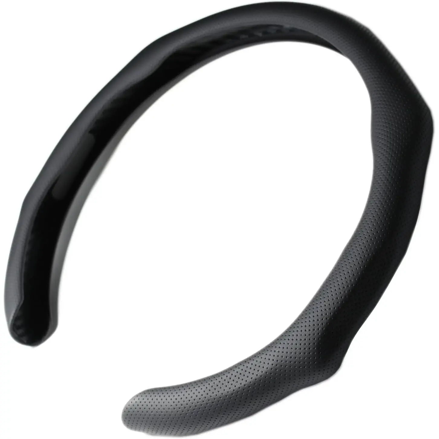 5D Sport Car Steering Wheel Cover - Breathable Sweat-Absorbing Handle Protector, Universal Four Seasons Anti-Slip Steering Wheel Wrap for Men & Women
