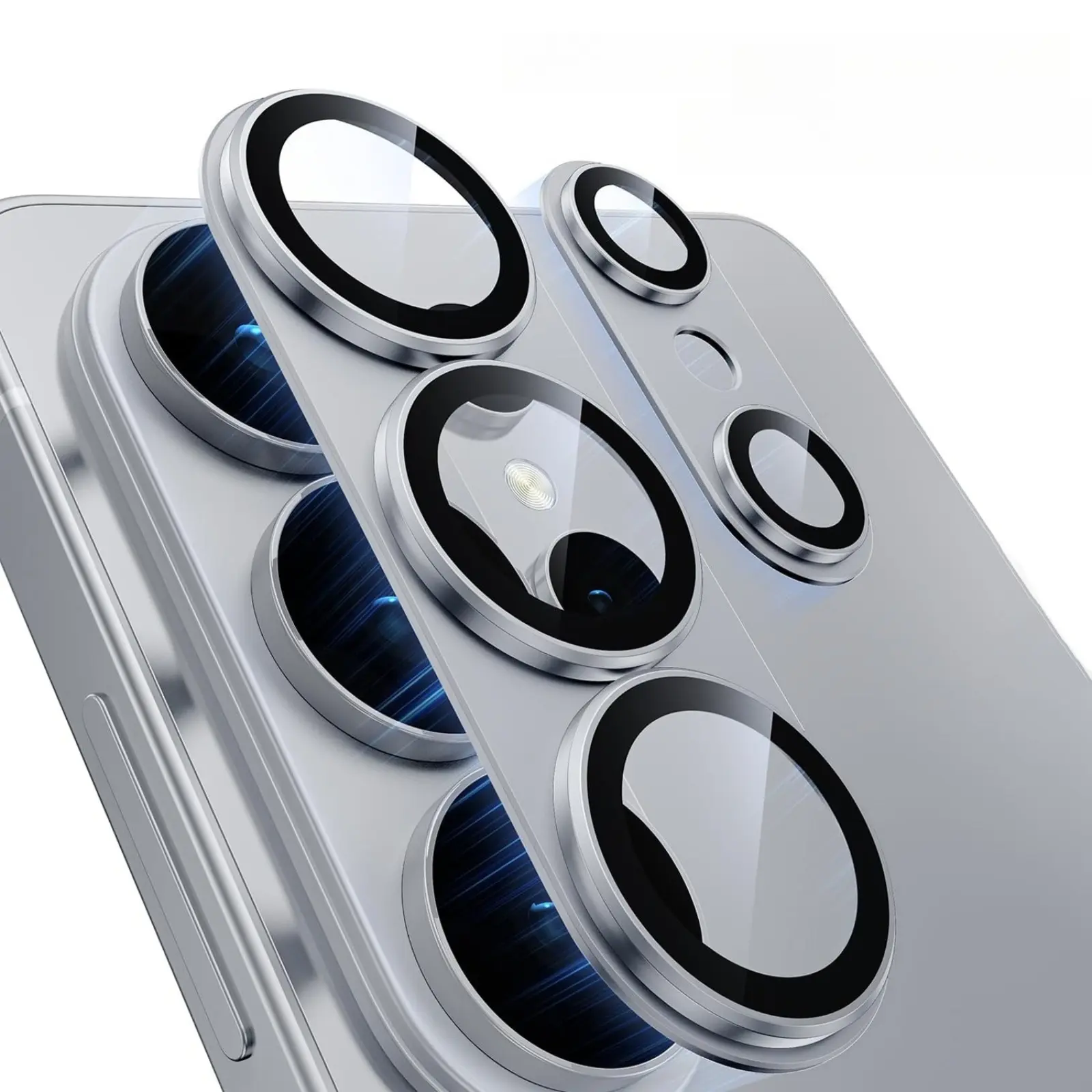 Aviation Aluminum Cell Phone Camera Lens Protector for Samsung Galaxy S26 Ultra - 9H Tempered Glass Anti-Scratch Lens Protective Cover, Smartphone Camera Accessories for Daily Outdoor Use, Sports & Camping Gear