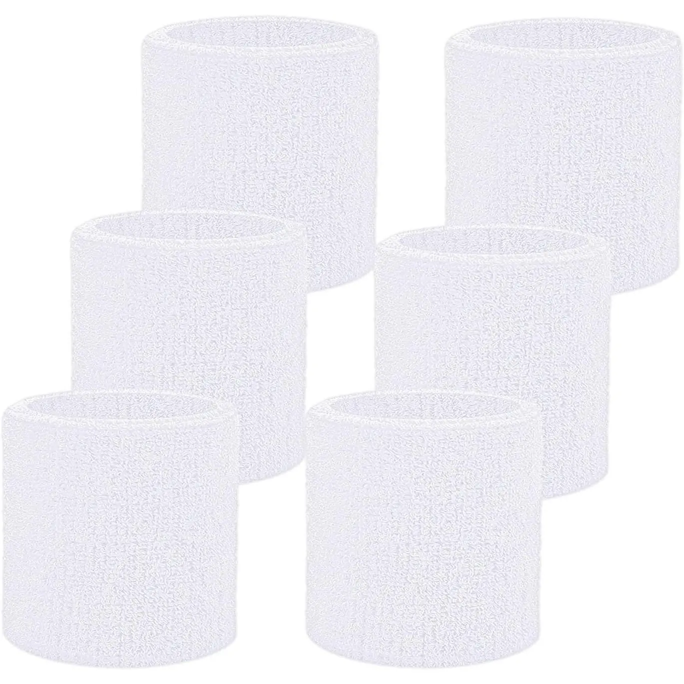 Wristbands Sweatbands for Men & Women, Breathable Tennis Wrist Bands Absorbent  Band Multiuse Wristband for Basketball, Running, Gym, Working Out