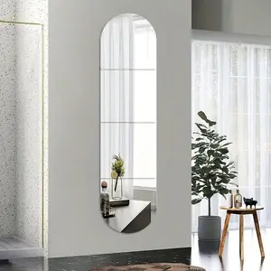 Acrylic full-size decorative mirror, self-adhesive shatter-proof mirror, wall-mounted sticker mirror, decorative mirror wall sticker.