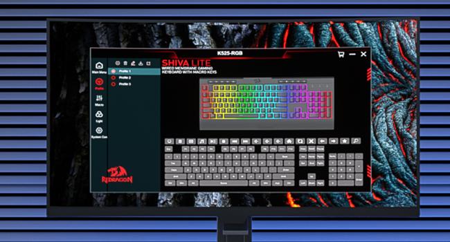 Redragon K525 RGB Backlit 104 Keys Wired Membrane Gaming Keyboard w/ 5 Multimedia Keys & 4 Extra On-Board Macro Keys, Dedicated Media Control, Ergonomic Wrist Rest, Linear Mechanical-Feel Switch