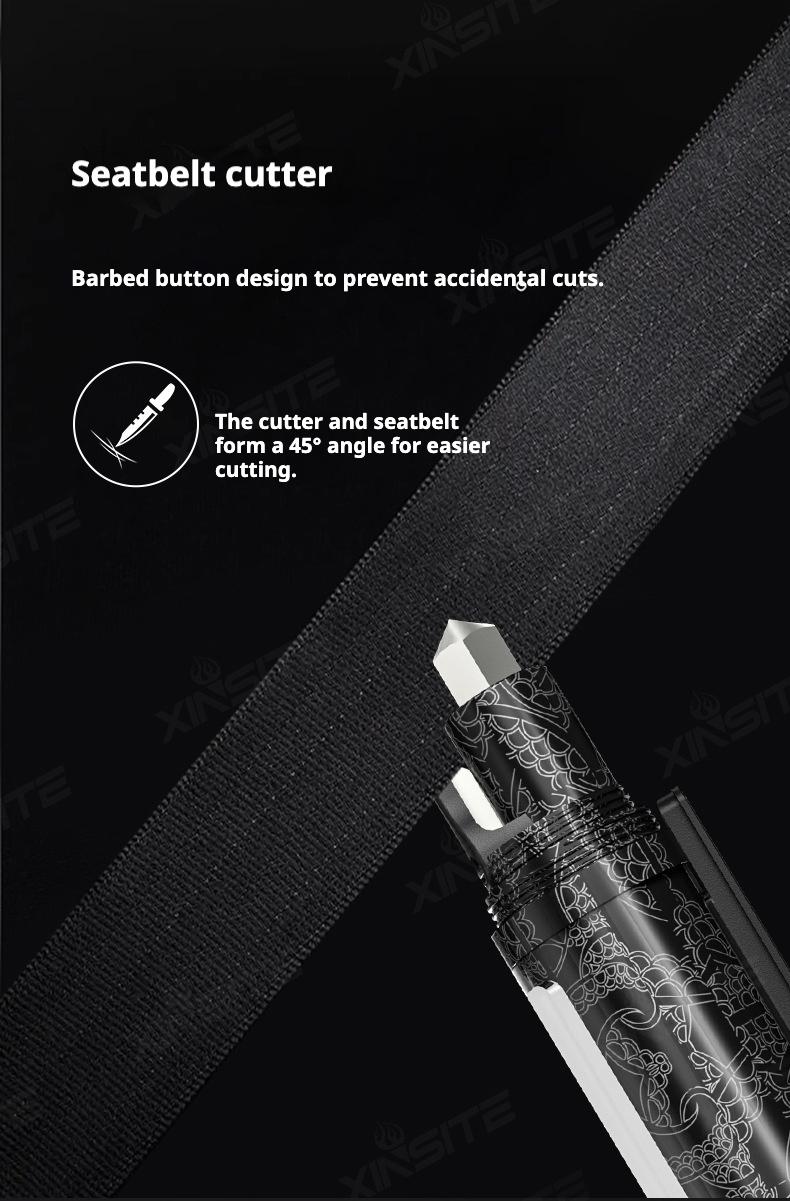 fast  shipping  items LED Bright Lanterns Multifunctional Outdoor Flashlight, Car Emergency Window Breaker and Cutter, 15 Lighting Modes, Side Magnet, Rechargeable Retractable Flashlight for ,Camping, Emergency and Halloween Gift light pocket biking bicyc