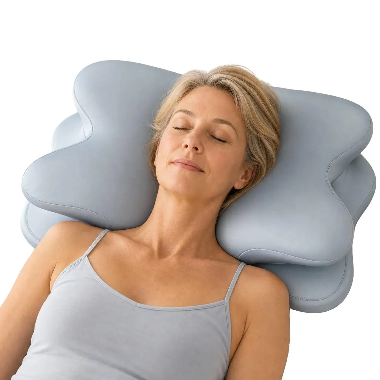 High-Density Memory Foam Pillow Core, Durable Rebound, Long-Lasting, Dual-Layer Structure, Superior Lifespan Compared to Cotton and Down Pillows