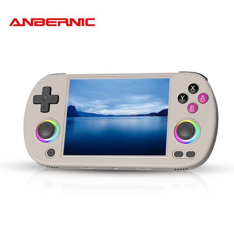 ANBERNIC RG40XX H 64GB handheld game console -4-inch IPS OCA screen, Linux 64 bit, 1.5GHz quad core CPU, 5G WiFi/Bluetooth 4.2, HDMI TV output, 5000+pre installed retro games, 3200mAh 6H battery, RGB lights and vibration ANBERNIC RG40XX H 64GB handheld game console -4-inch IPS OCA screen, Linux 64 bit, 1.5GHz quad core CPU, 5G WiFi/Bluetooth 4.2, HDMI TV output, 5000+pre installed retro games, 3200mAh 6H battery, RGB lights and vibration