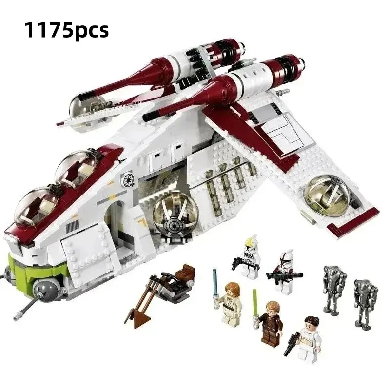 New Movie Series Space Ship All-Terrain Walker Mech Treehouse Village Building Block Toy Set, Adult Kids Gift, Boy Girl Birthday Present