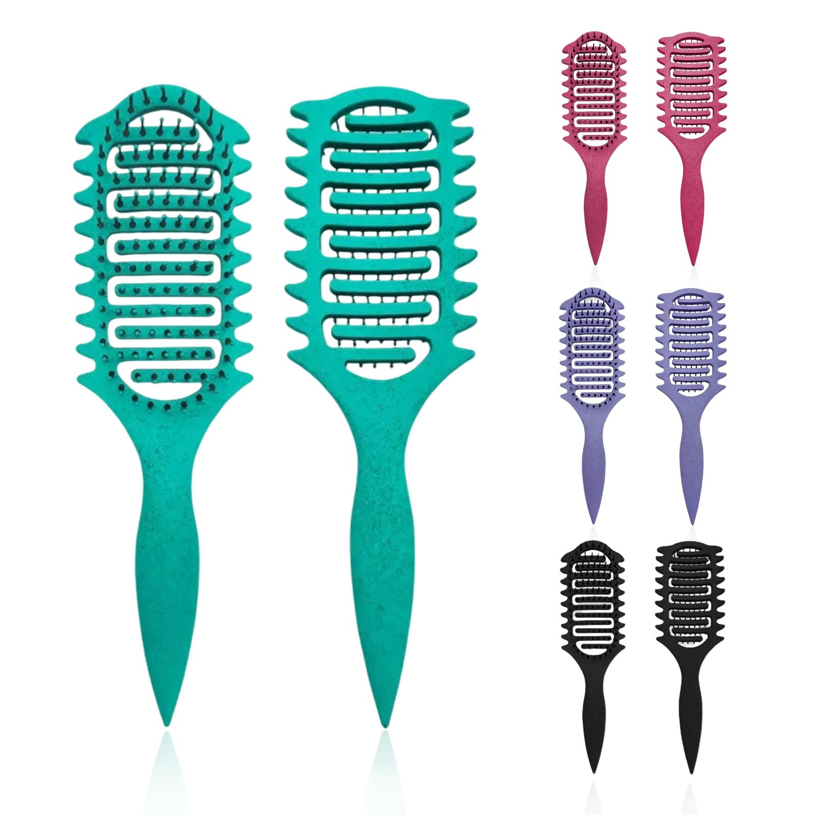 Hair brush for wavy hair,Curl Defining Brush-Combing&Shaping Men&Women-Reduces Pulling & Curl Separation hairtamin miracle Purple the  brush curl defining brush Black wavy thermal brush dandruff remover comb haircare reduces frizz