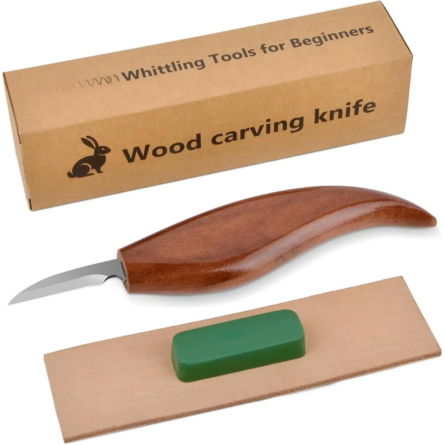Carving  (Details Carving ) |  Whittling Tools for Beginners, Adults and  With Leather Strop and Polishing Compound