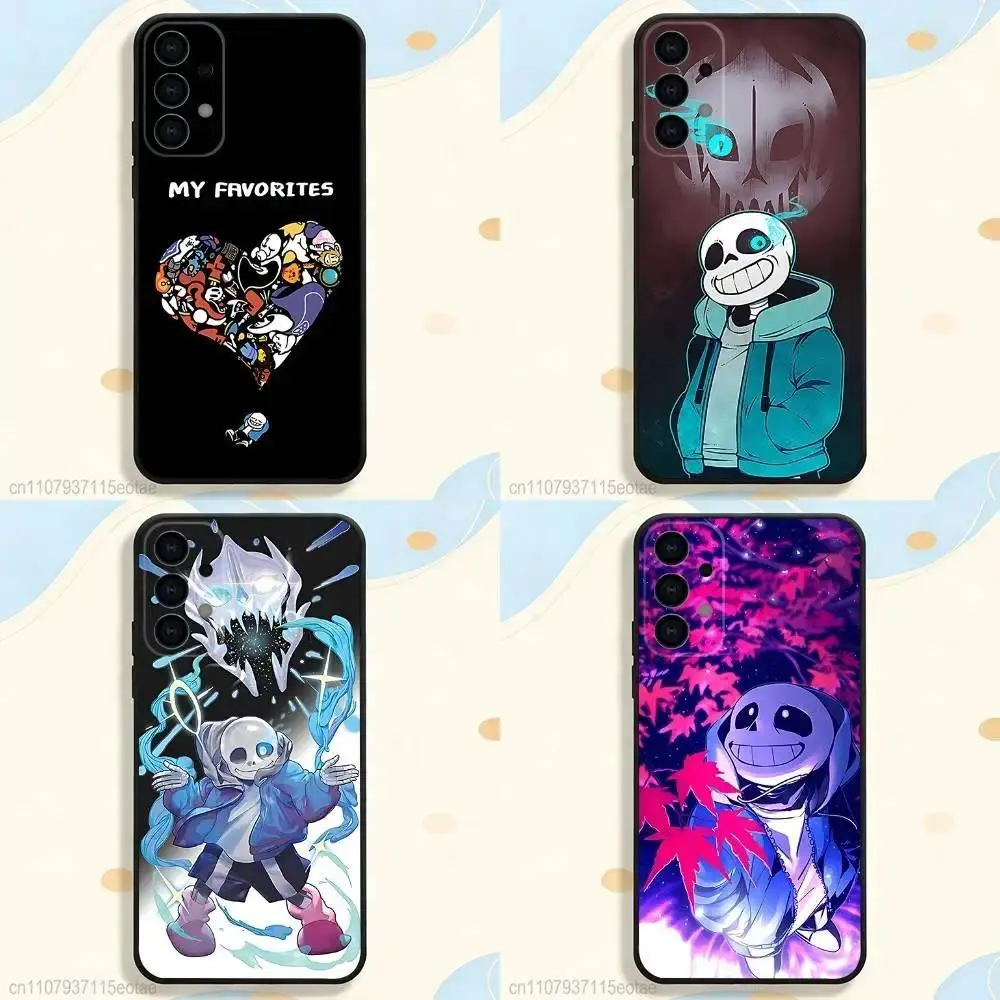 Game U-Undertale S-Sans Phone Case, Shockproof Protective Cover For iPhone 11-17 Pro Max/Plus & Samsung Galaxy S23-S25