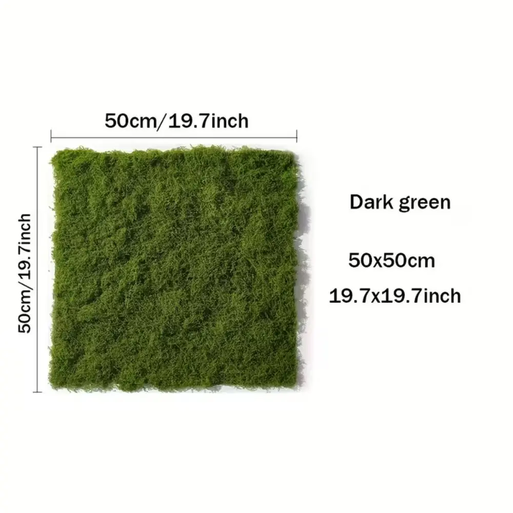 1 roll Artificial Moss Carpet, Simulated Moss Mat, Fake Moss, Can Be Cut, Easy to Maintain, Suitable for Indoor/Outdoor Decoration, Wedding, Garden, Roof, Wall, Party, etc