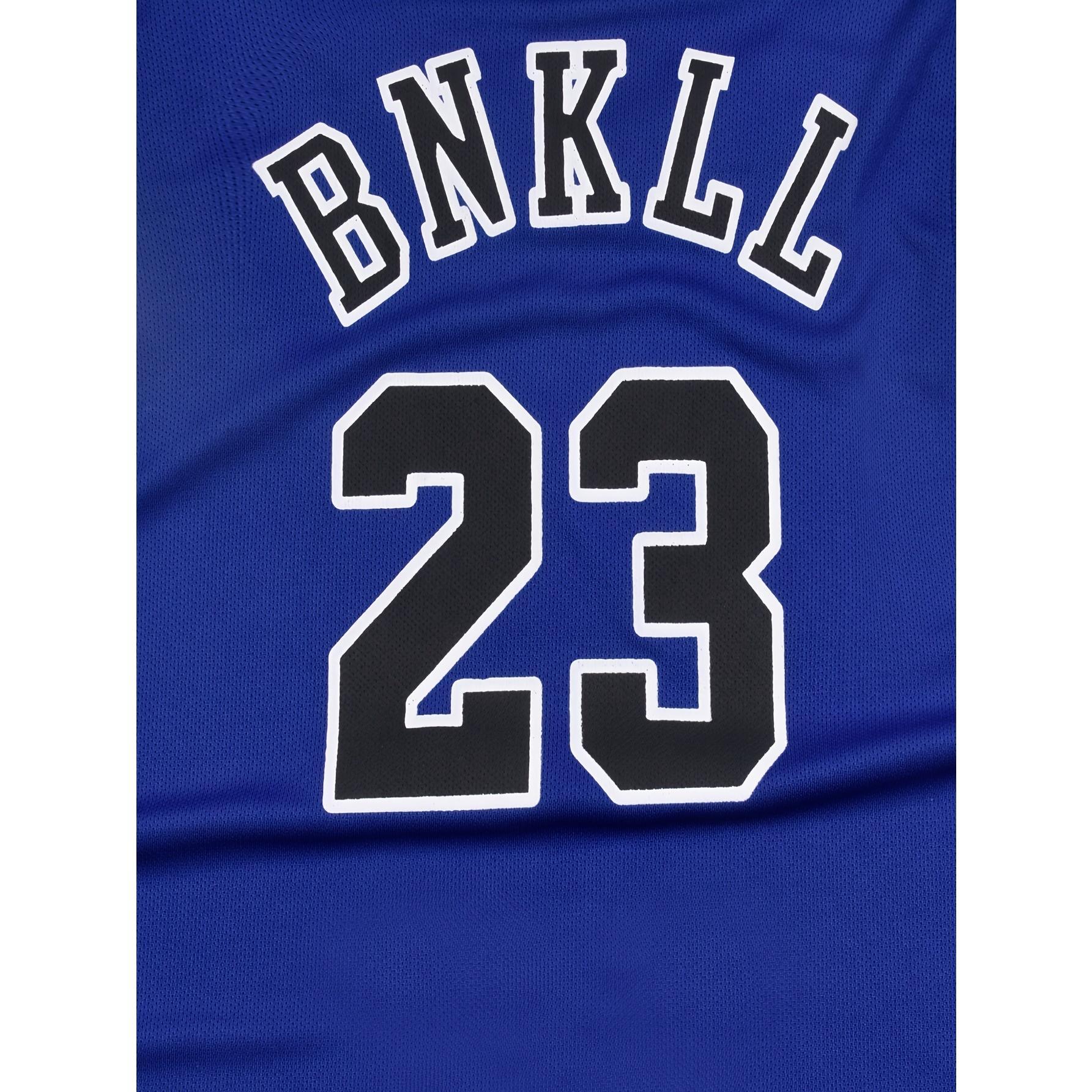 Boys' Basketball Vest Shorts Set Letter Design + Runway Breathable Children's Clothing