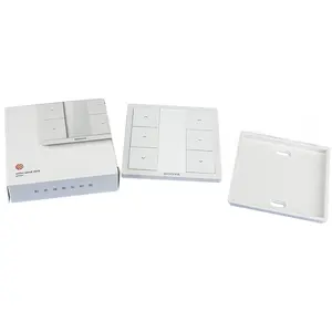 Dual Channel 86 Type Control Panel Model DC1651 Controls Smart Home Electric Curtains Roller Blinds and Horizontal Opening Drapes