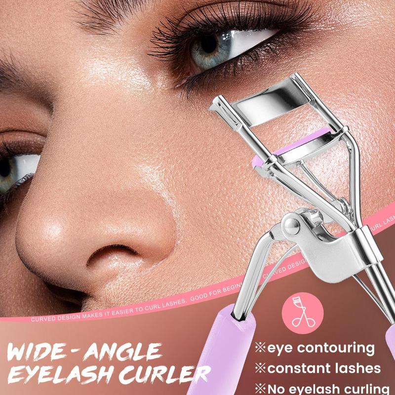 Makeup Set, 31pcs/set Cosmetic Sponges & Puff & Sponge & Headband & Cleansing Puff & Eyelash Curler & Mask Brush & Eyebrow Template & Tweezers & Wrist Strap