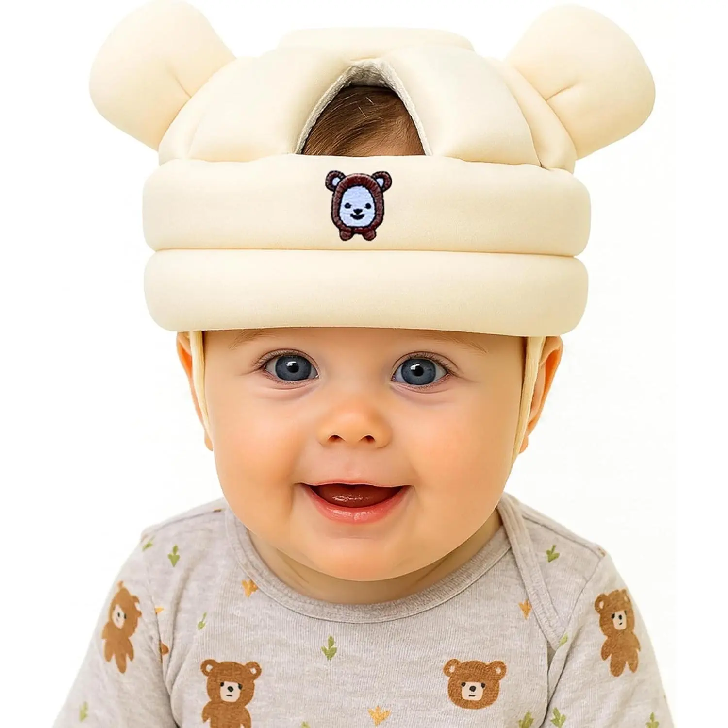 Baby Head Protector Helmet for Crawling & Walking with Foam Bumpers, Adjustable Toddler Safety Helmet for 12-36 MonthsGift