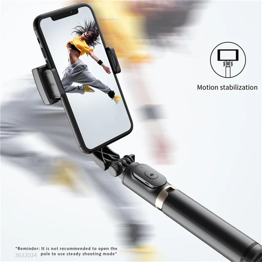 New Upgrade Selfie Tripod Wireless Bluetooth-compatible Multi-Function Handheld Gimbal Stabilizer, Ideal for Outdoor Sports Photography