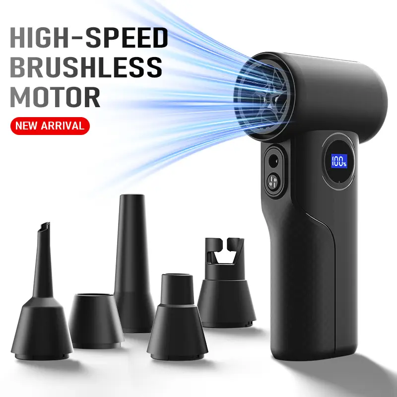 High Speed Air Duster Cordless Cleaning Blower for Computer Electronics Keyboard Car Interior Accessories