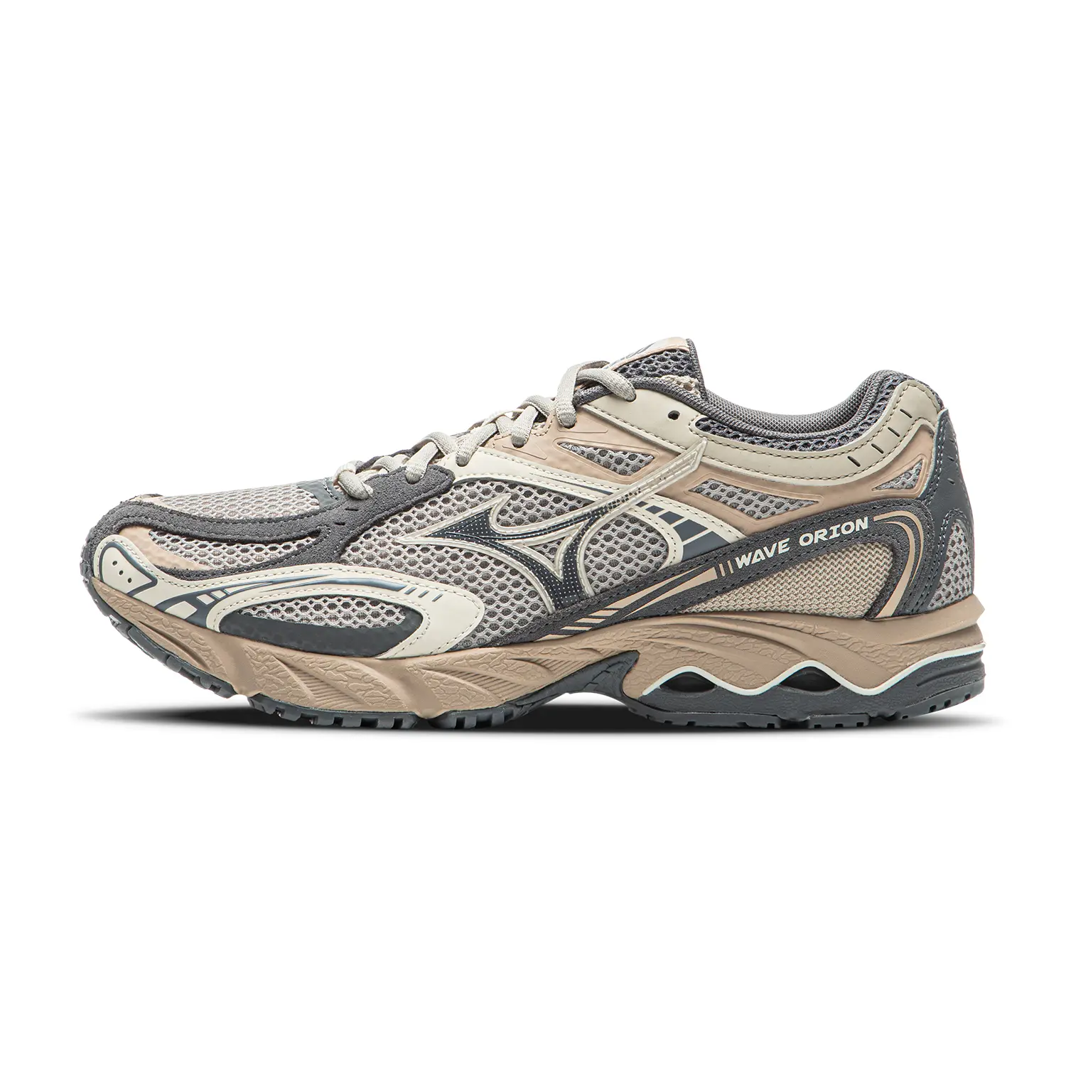 Mizuno Wave Orion Low-Top Running Shoes for Men and Women in Gray Trending Shoes, House White Official Shoes to Get / Maison Mihara