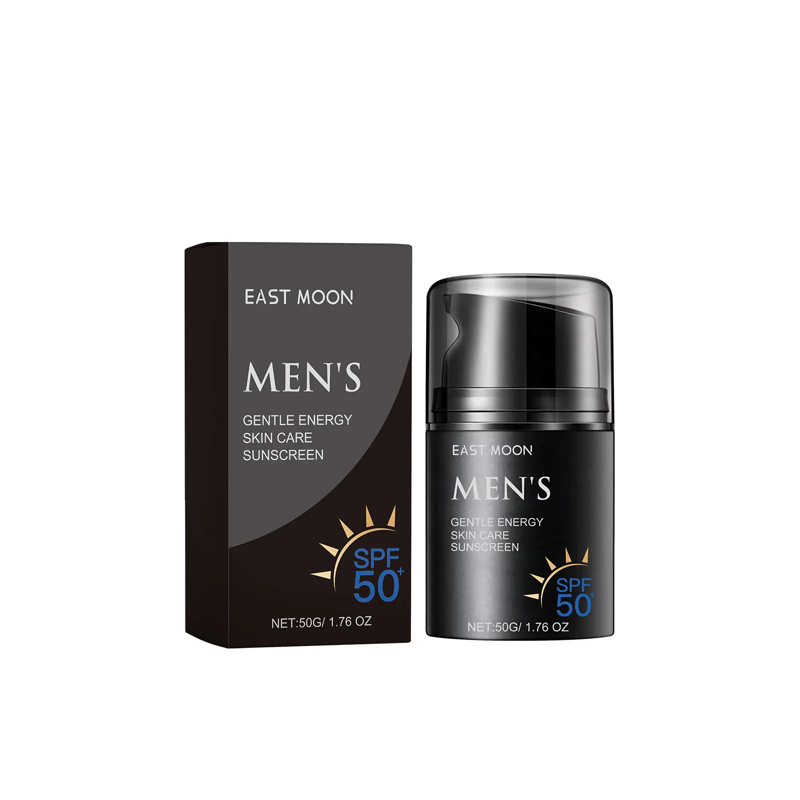 Men's Sunscreen SPF 50+: Waterproof, Sweat-Proof Lotion| Moisturizing Face & Body Sun Screen Protector Gentle Energy Skin Repair Enhanced Skin Care