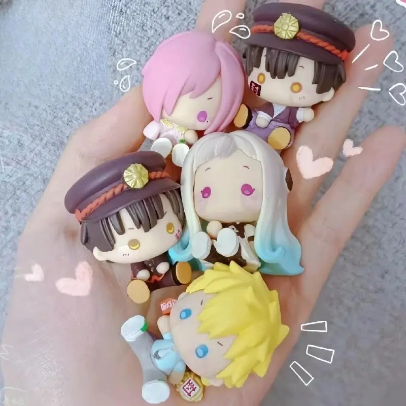NEW Toilet-Bound Hanako-Kun Gashapon Anime Figure, Minamoto Kou Collectible Model Toy with Mitsuba & Yugi Tsukasa Themes, Unisex About 3.8cm Cute Ornament Birthday Gift (Toys & Hobbies Specialty DIY Supply)