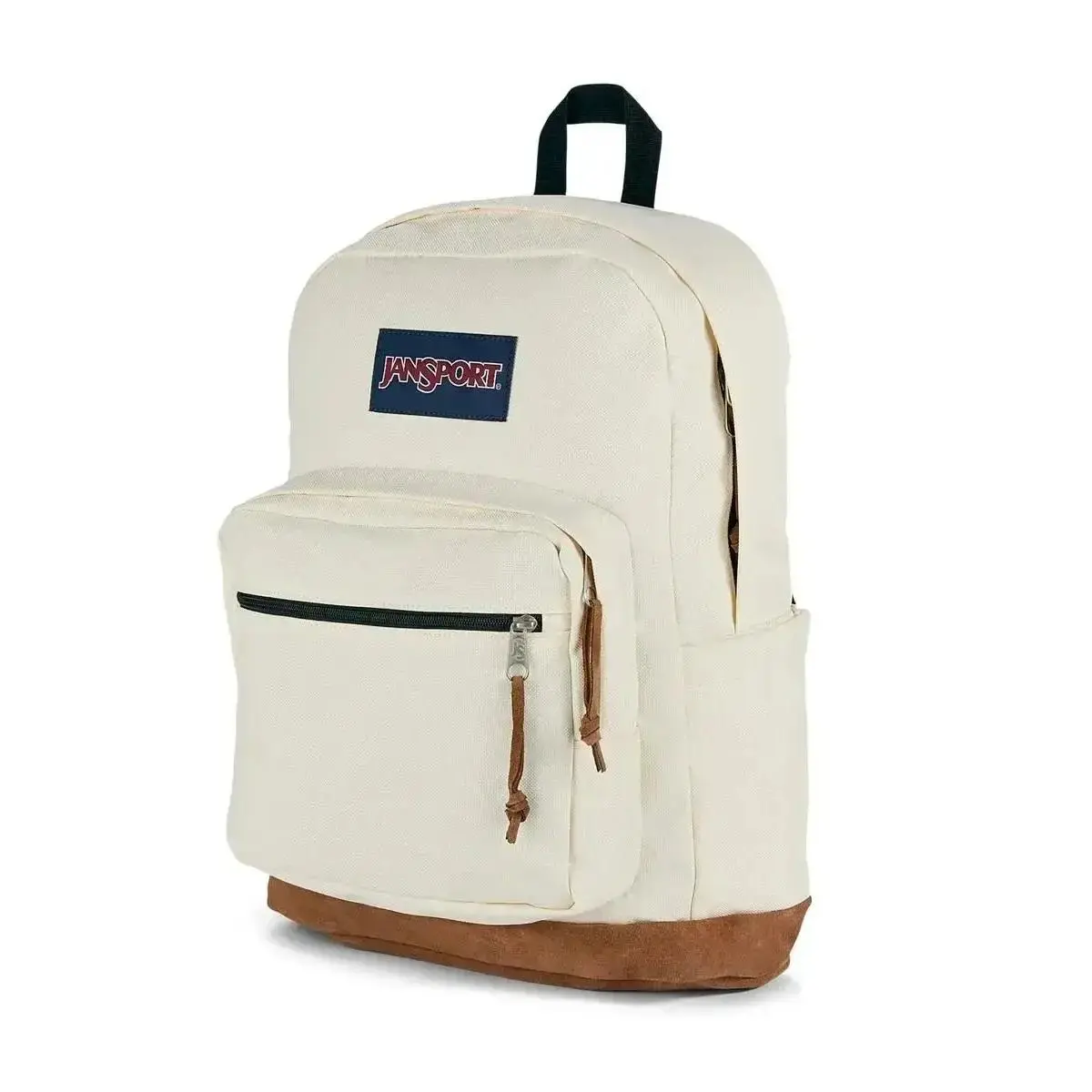 JanSport Vintage Canvas Backpack - Suede-Reinforced Bottom, Large-Capacity Casual Campus Back to School Storage Bag