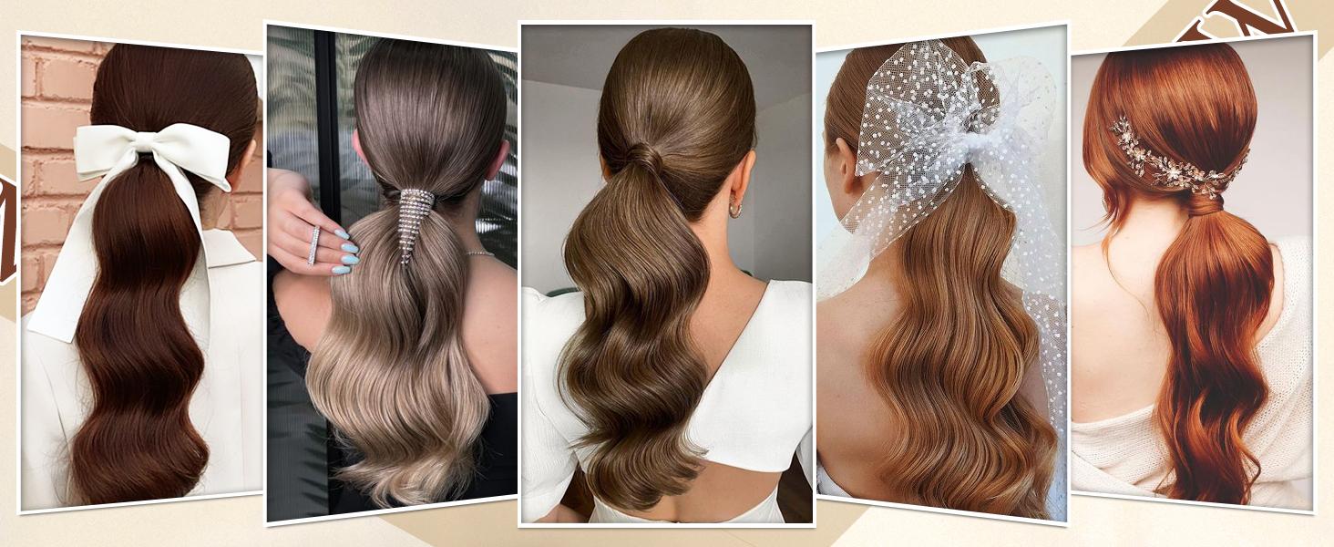 SOFEIYAN Curly Ponytail Extension 15 Inch Heat Resistant Synthetic Natural Wavy Hairpiece Wrap Around Pony Tail Hair Extensions SOFEIYAN Curly Ponytail Extension 15 Inch Heat Resistant Synthetic Natural Wavy Hairpiece Wrap Around Pony Tail Hair Extensions