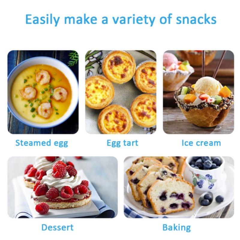 Stainless Steel Egg Beater, 1 Count Multifunctional Handheld Egg Whisk, Hand Push Semi-automatic Egg Beater, Kitchen Baking Utensils