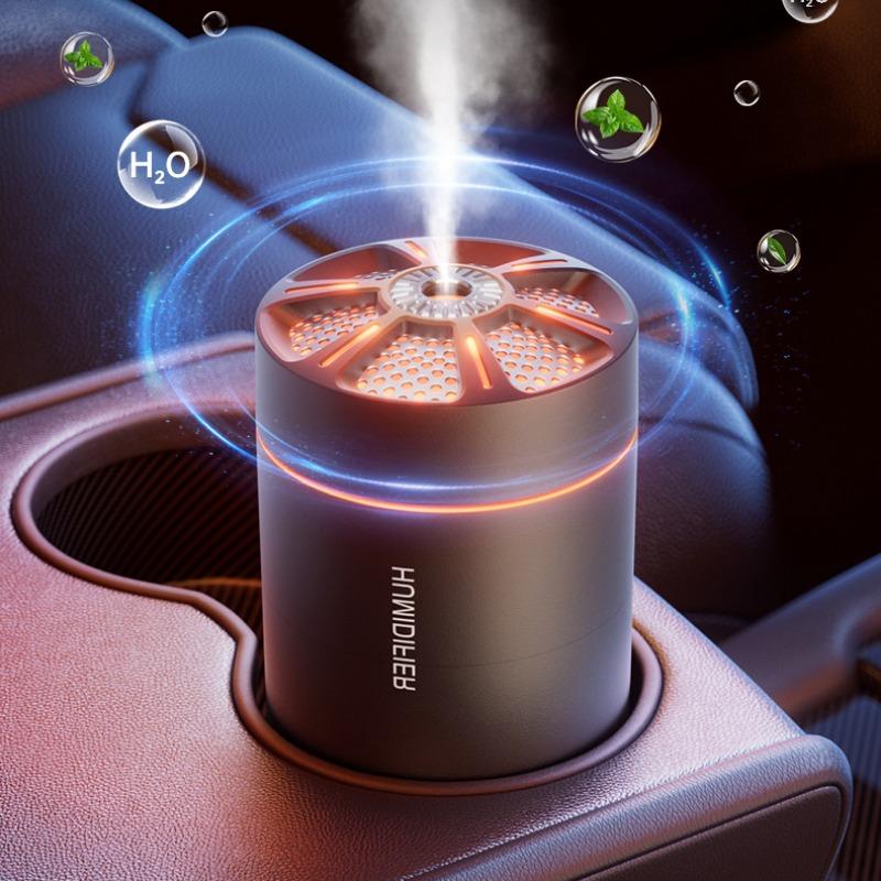 USB Powered Air Humidifier, Portable Mini Aroma Diffuser with Colorful LED Light, Silent Humidifier for Home, Bedroom, Car, Silent Spray Humidifier, Home Travel Humidifier