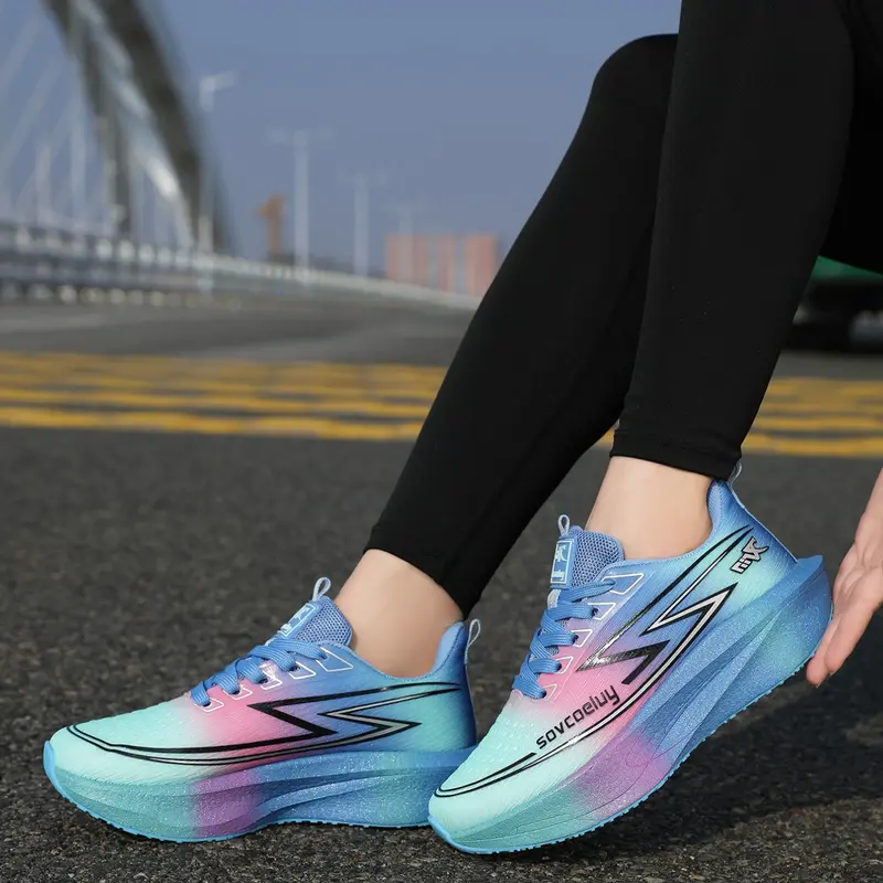 Women's Lightweight Breathable Sneakers, Lightweight Outdoor Shoes, Casual Hiking Shoes, Textile + Carbon Board, Low Top, All Seasons, Casual Style, Perfect for Hiking and Travel, Casual Hiking Footwear