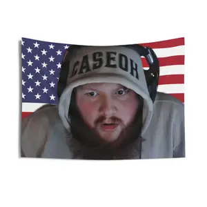 CaseOh Twitch American FREE TRACKED shipping Flag Tapestry/Hanging Wall decor/streamer/home bedroom decor/Gamer/Dress to Impress/ fun gifts
