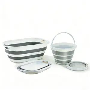 2025 Multifunctional Collapsible Pet Bathtub Handled Dog Bath Tub Portable Indoor Outdoor Foldable Washing Tub  Bathing Tub Collapsible Buckets Portable Car Wash Buckets Outdoor Camping Fishing Travel Buckets Easy Storage Cleaning Supplies Household tools