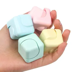 Plastic Fidget Spinner Toy - 1.37"x1.37"x1.37", Light-Weight, Pocket-Sized, Unisex EDC Stress Relief Tool for Adults, Aids Anxiety & Focus (Office, Travel Use)
