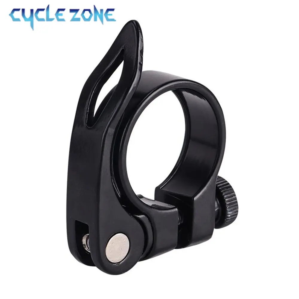 Quick Release Lightweight Aluminum Alloy Bike Seat Post Clamp, MB Bicycle Seatpost Saddle Lock 31.8mm 34.9mm, Universal Outdoor Cycling Accessories