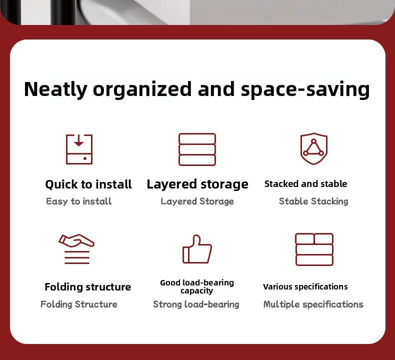 Clario "Rainbow Palette" A4 Collapsible Storage Crate — Large Aesthetic Modular Desktop Organizer for Books, Planners and Skincare. This High-Capacity Folding Pastel Bin is Perfect for Dorm Essentials and Home Office Setup