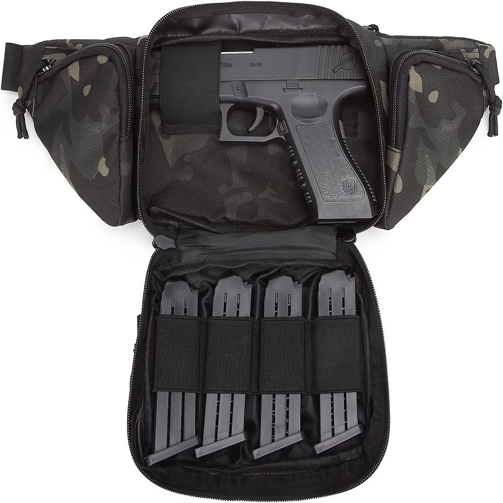 Hidden Buckle Waist Bag with Pistol Waist Bag, Waist Bag Holder with Cartridge Clip Pouch