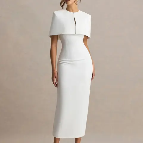 Women's Summer Sleeveless Dress Set, Casual Chic Daily Wear Clothes, Elegant Plain Design, Perfect for Everyday Wear