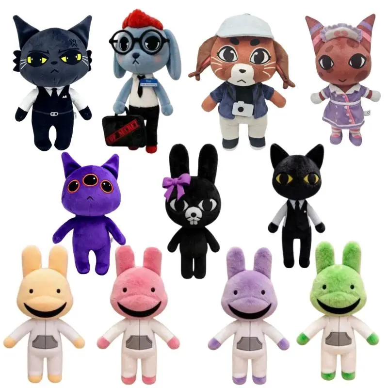 New Anime Animal Hospital Anomaly Stuffed Animal Collectibles - Cute Collectible Unisex Plushies, Soft Cuddly Gift Cat Dog Penguin Bunny Doll Toy for Fans