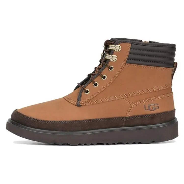 UGG Highland Comfortable Lace-Up Waterproof High-Top Sneakers 1130729-CHE