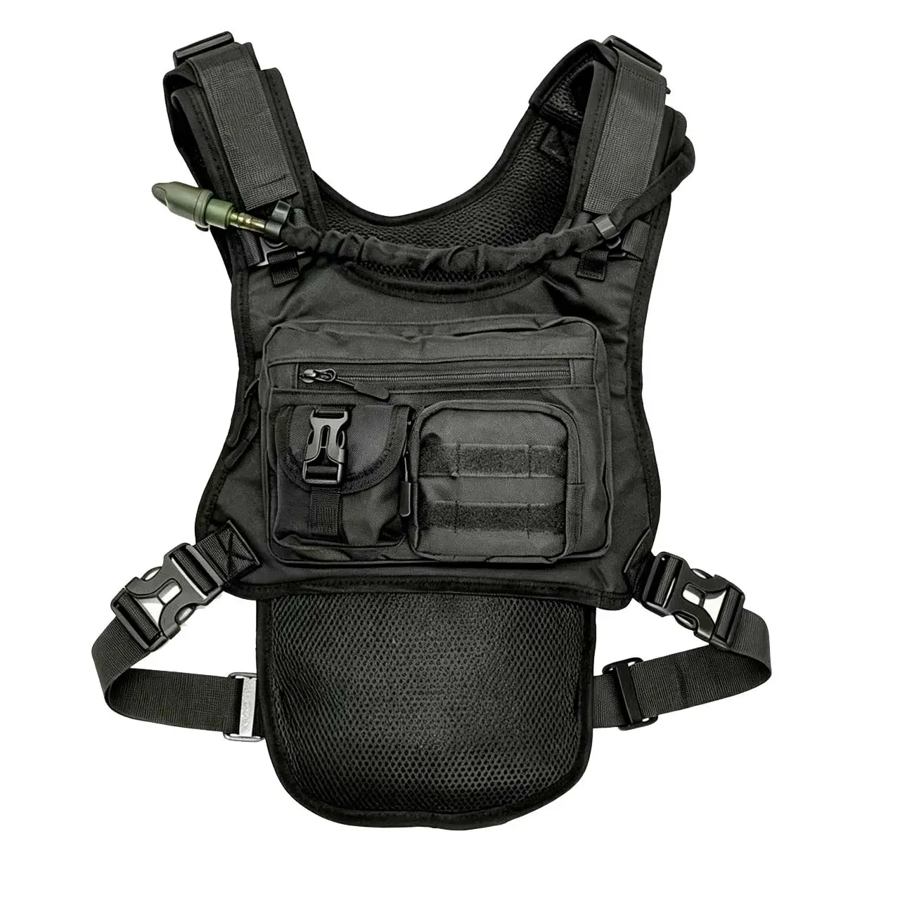 New Hydration Running Vest Backpack with 2L Water Bladder, Lightweight Chest Pack for Hiking, Running, Cycling, Outdoor Activities