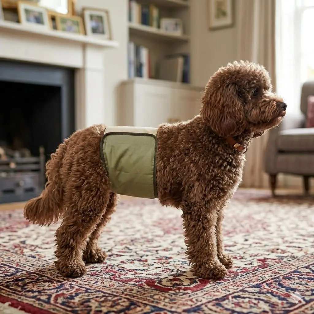 New Male Dog Underwear with Muzzle, Anti-Harassment and Leak-Proof, Safe for Shiba Inu, Golden Retriever, Teddy Dogs