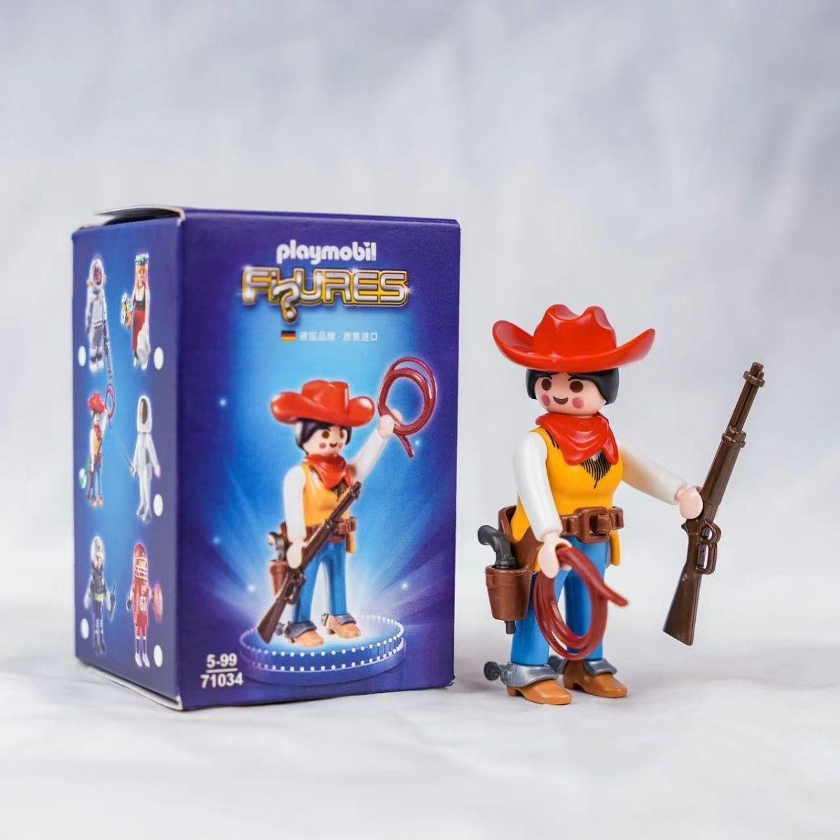 Hot-selling playmobil Mobi World 71034 Ming Box Astronaut Pilot Firefighter Doll Toys popular