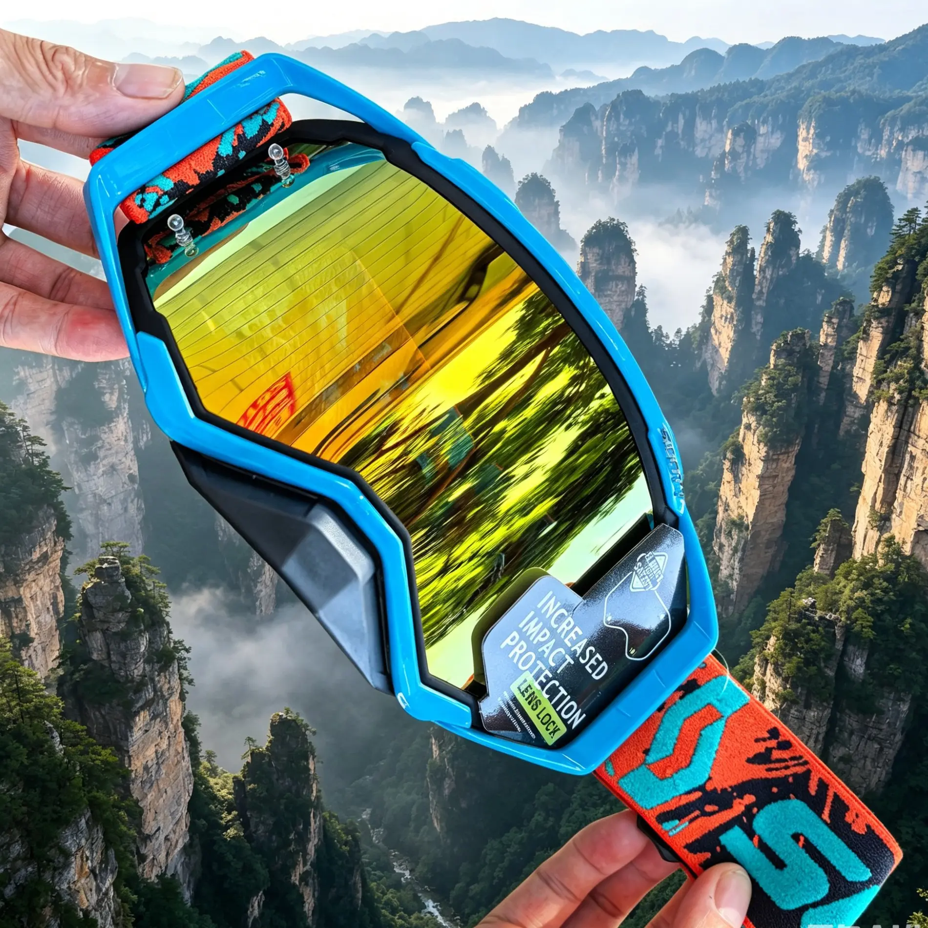 High-Quality Motorcycle Off-Road Windproof Dust-Proof Motocross Goggles, HD Uv400 Protection Glasses, Ideal for Off-Roading, Skiing, Outdoor Cycling