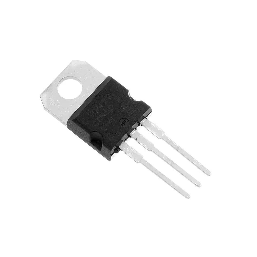 20pcs TIP122 TO-220 NPN Darlington Bipolar Power Transistor 5 A 100 V HFE:1000 3-Pin