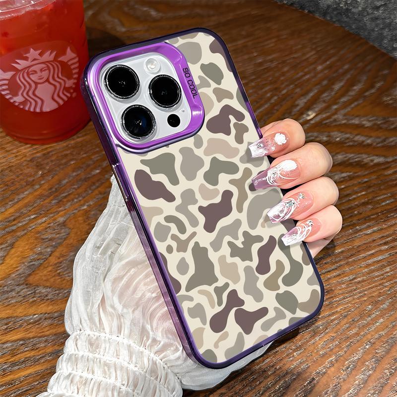 Camo Pattern Shockproof Phone Case for iPhone 7 8 X XS 11 12 13 14 15 16 17 Pro Max Plus 16E Air XR Protecitved Cover Vintage Sitka Camouflage Magsafe