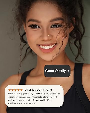 YADOCA Gold Nose Rings Studs for Women - 20G Surgical Steel Nose Ring L Shaped Nose Piercing Jewelry Hypoallergenic CZ Heart Nose Studs Silver Rose Gold 16Pcs YADOCA Gold Nose Rings Studs for Women - 20G Surgical Steel Nose Ring L Shaped Nose Piercing Jewelry Hypoallergenic CZ Heart Nose Studs Silver Rose Gold 16Pcs