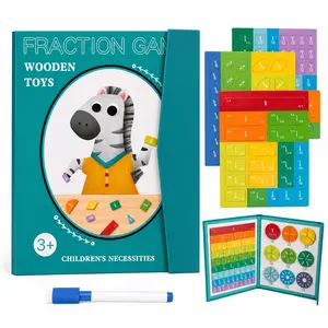 Fraction Discs Demonstrator Fractions Manipulative Math Learning Puzzle Game Math Teaching Aid for Fraction Learning Aid