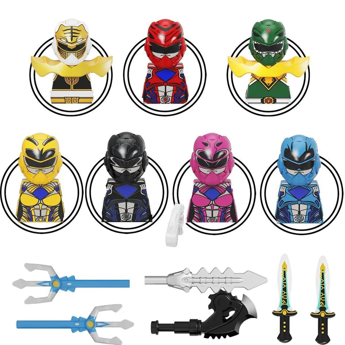 2026 Popular KF6144 ABS Plastic Bricks & Parts Power Building Blocks Character Figures, 4.5cm All-Seasons Children's Assembly Gift Toys