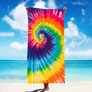 Extra Large Lightweight Beach Towel - Quick-drying, Microfiber, 59ft x 29.5ft, Vivid Tattoo Design, Perfect for Travel, Swimming, Yoga, Gym, Camping, and Summer Beach Activities - Ideal Holiday Gift for Men and Women, Quick-drying Towel |   Stylish Beach