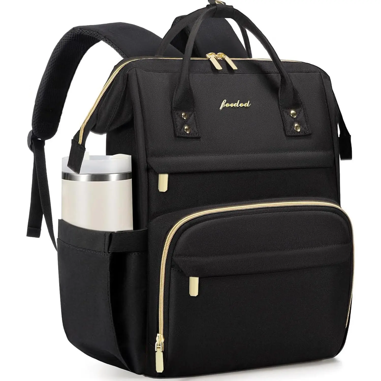 Women Laptop Backpack Work Bag - Fits 15.6 inch with Laptop Compartment Waterproof Professional Fashion Travel Purse for College Nurse Business Computer Backpack