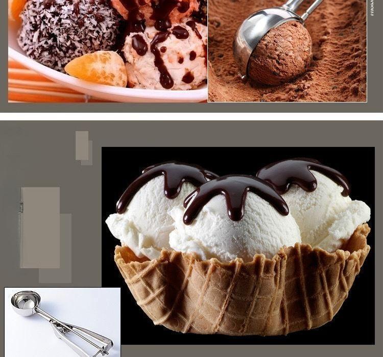 Ice cream scoop, fruit scoop, stainless steel