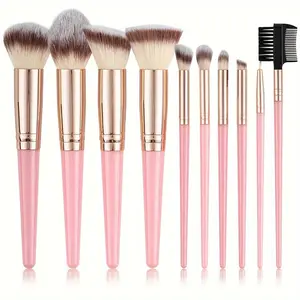 Professional Makeup Brush Set, 10/18/30 Pieces, Eyelash, Brow, Eye Shadow Tools, Christmas, Halloween, Thanksgiving Gift