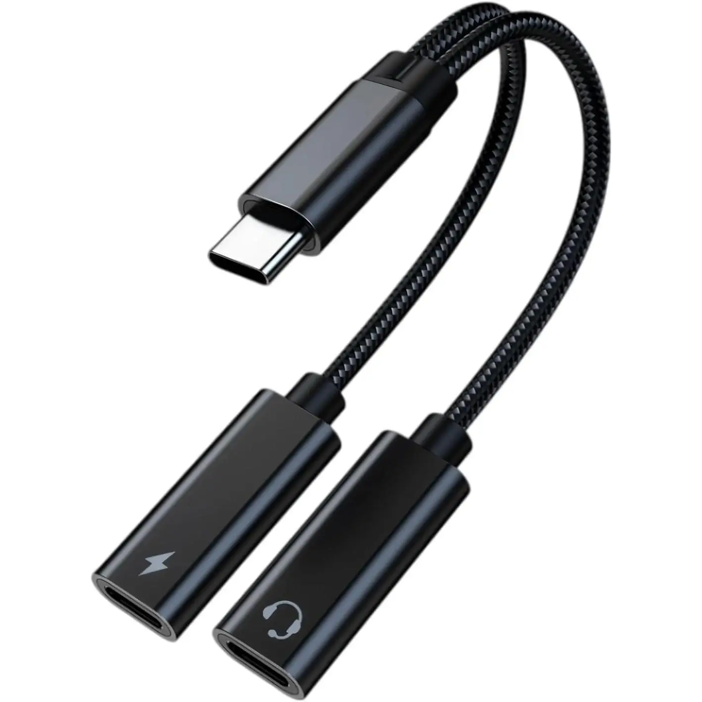 2in1 USB-C Adapter, 60W PD   | Charge & listen HiFi DAC audio. For , , Pixel, iPad, MacBook. Gaming, travel,  use.